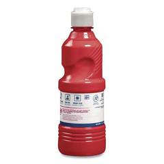 Prang 16 oz. Dispenser-Cap Bottle Ready-to-Use Tempera Paint - Red