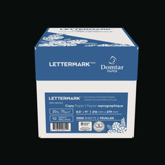 Lettermark 8.5 in. x 11 in. Micro-Perforated Custom Cut-Sheet Copy Paper - White (500/Ream)