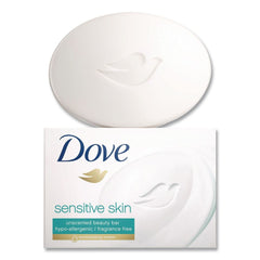 Dove 4.5 oz. Sensitive Skin Bath Bar - Unscented (72/Carton)