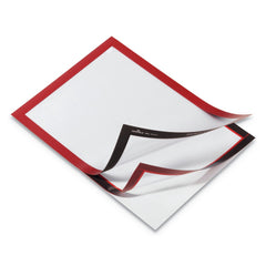 Durable DURAFRAME 8.5 in. x 11 in. Sign Holder - Red Frame (2/Pack)