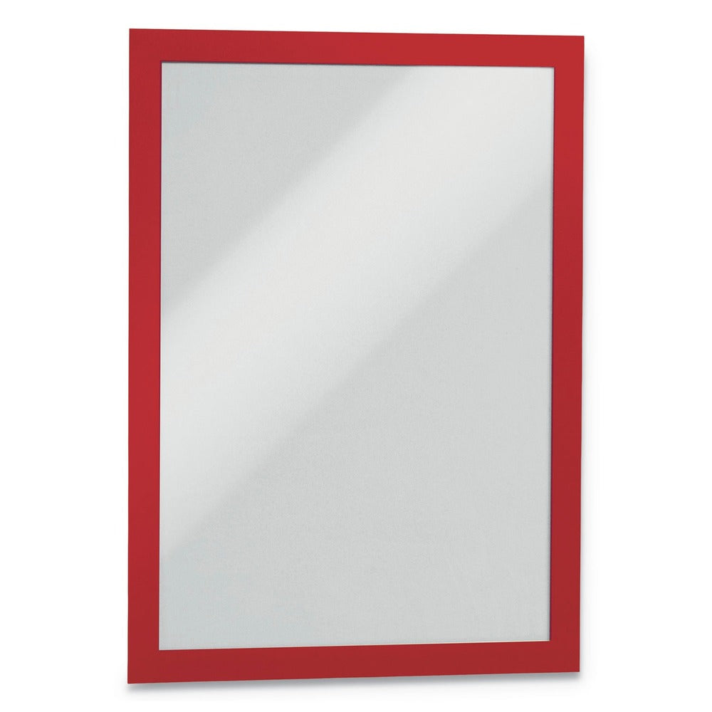 Durable DURAFRAME 8.5 in. x 11 in. Sign Holder - Red Frame (2/Pack)