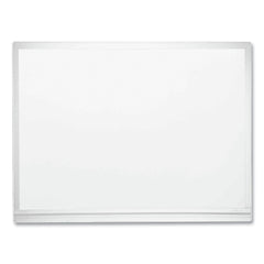 Durable 11 in. x 17 in. Self-Adhesive Water-Resistant Sign Holder - Clear Frame (5/Pack)