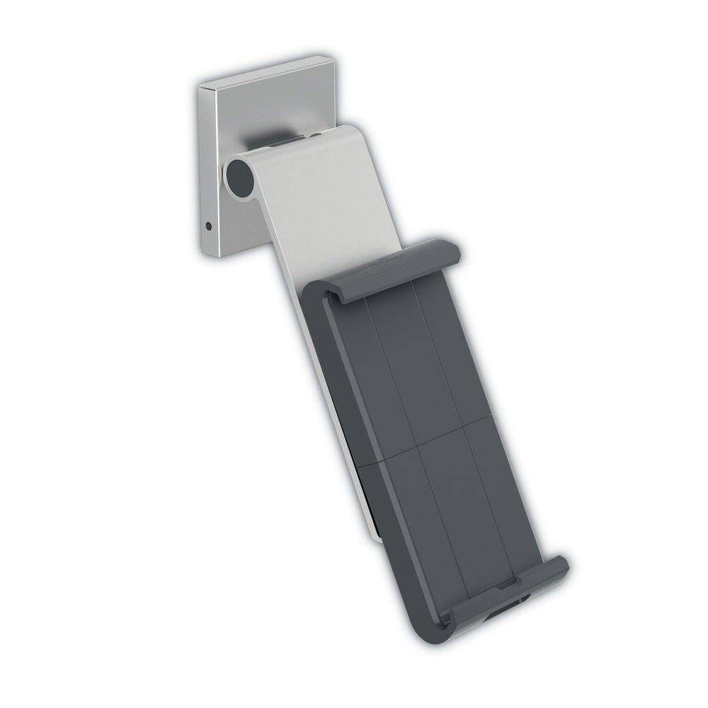 Durable Mountable Tablet Holder - Silver/Charcoal Gray