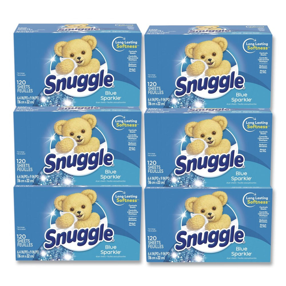 Dial Fabric Softener Sheets - Fresh Scent (120 Sheets/Box, 6 Boxes/Carton)