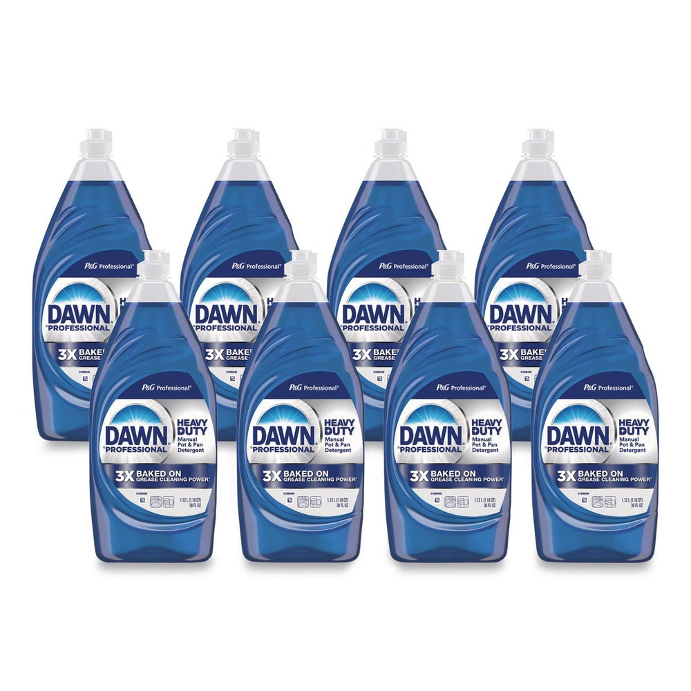Dawn Professional 80730044 38 oz. Heavy-Duty Manual Pot/Pan Dish Detergent - Original Scent (8/Carton)