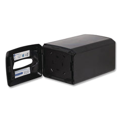 Georgia-Pacific 13.25 in. x 8.56 in. x 7.18 in. Countertop Napkin Dispenser - Black (1/Carton)