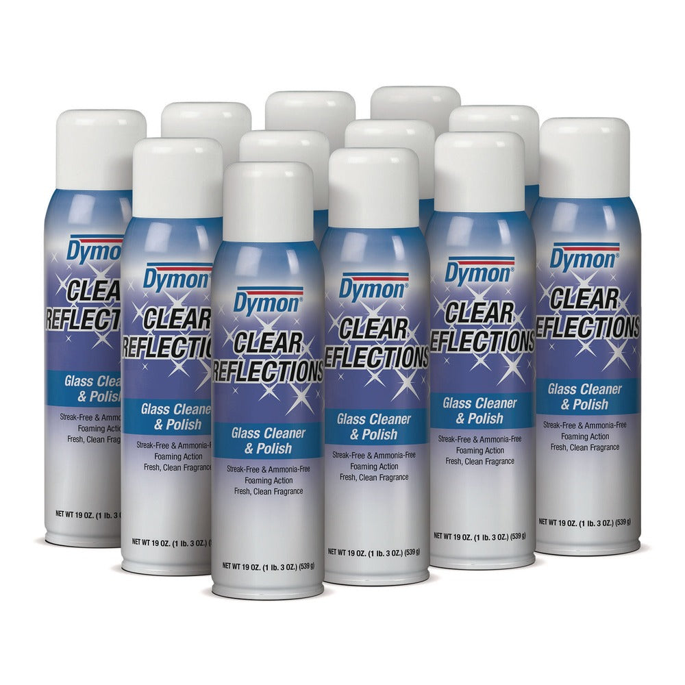 ITW Dymon 20 oz. Aerosol Spray Clear Reflections Mirror and Glass Cleaner (12/Carton)
