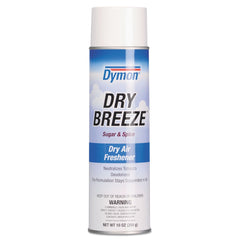 ITW Dymon Dry Breeze 10 oz. Aerosol Air Freshener Spray - Sugar and Spice (12/Carton)