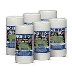 SCRUBS 90130 10 in. x 12 in. Graffiti and Paint Remover Towels (6/Carton)