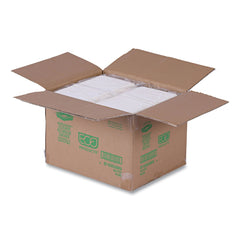 Eco-Products 16 oz 7 x 5 x 1 Vanguard Worldview Renewable and Compostable Sugarcane Take-Out Containers - White (400/Carton)
