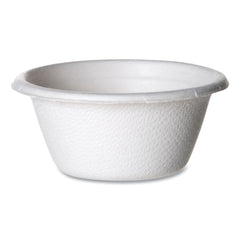 Eco-Products 2 oz Molded Fiber Sugarcane Portion Cups - White (2500/Carton)