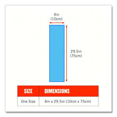 Ergodyne Chill-Its Cooling Towel - One Size Fits Most, Blue