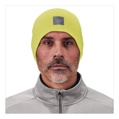 Ergodyne N-Ferno 6812 One Size Fits Most Rib Knit Beanie - Lime