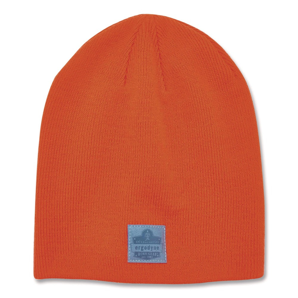 Ergodyne N-Ferno 6812 One Size Fits Most Rib Knit Beanie - Orange
