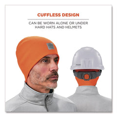 Ergodyne N-Ferno 6812 One Size Fits Most Rib Knit Beanie - Orange