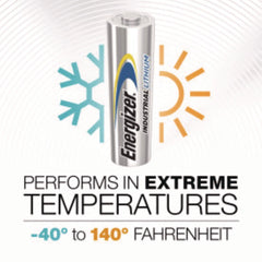 Energizer 1.5 Volts Industrial Lithium AA Battery (4/Pack)