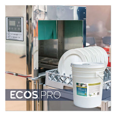 ECOS PRO 5 gal. Pail Wave Commercial Automatic Dishwasher Detergent - Free and Clear
