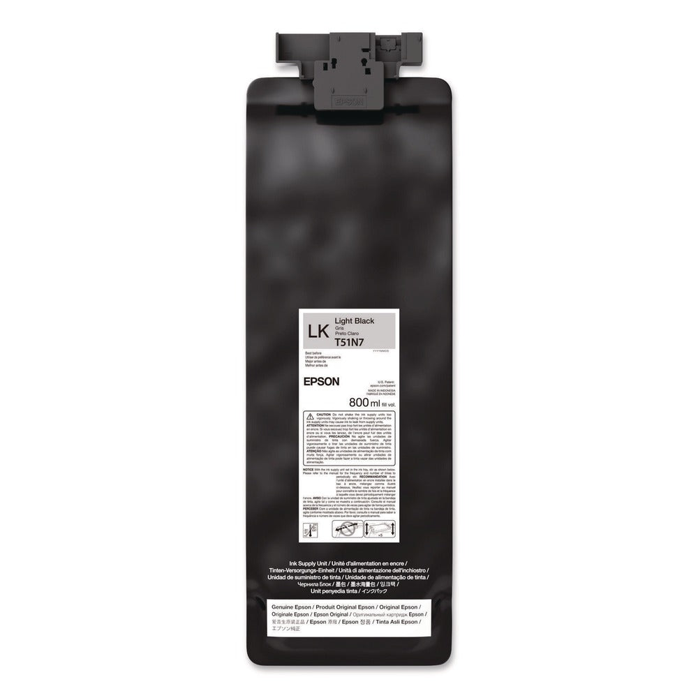 Epson UltraChrome GS3 800 mL Eco-Solvent Ink - Light Black