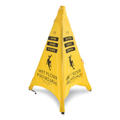 First Aid Only 3 in. x 2.5 in. x 30 in. Pop Up Safety Cone - Yellow