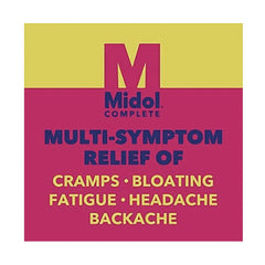 Midol 64458 Complete Menstrual Caplets 2/Pack 30 Packs/Box