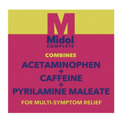 Midol 64458 Complete Menstrual Caplets 2/Pack 30 Packs/Box