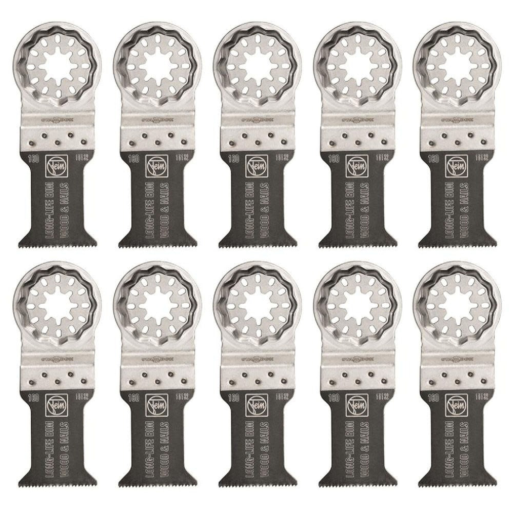Fein 1-3/8 in. Long-Life Bi-Metal Oscillating E-Cut Saw Blade (10-Pack)