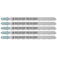 Fein (5/Pack) 7 in. 21 TPI BiMetal T-Shank Jigsaw Blade