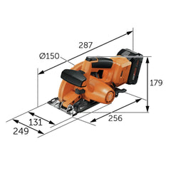Fein 18V F-IRON Jig 26 AS Lithium-Ion Cordless Jigsaw Kit for Metal/Wood with 2 Batteries (4 Ah)