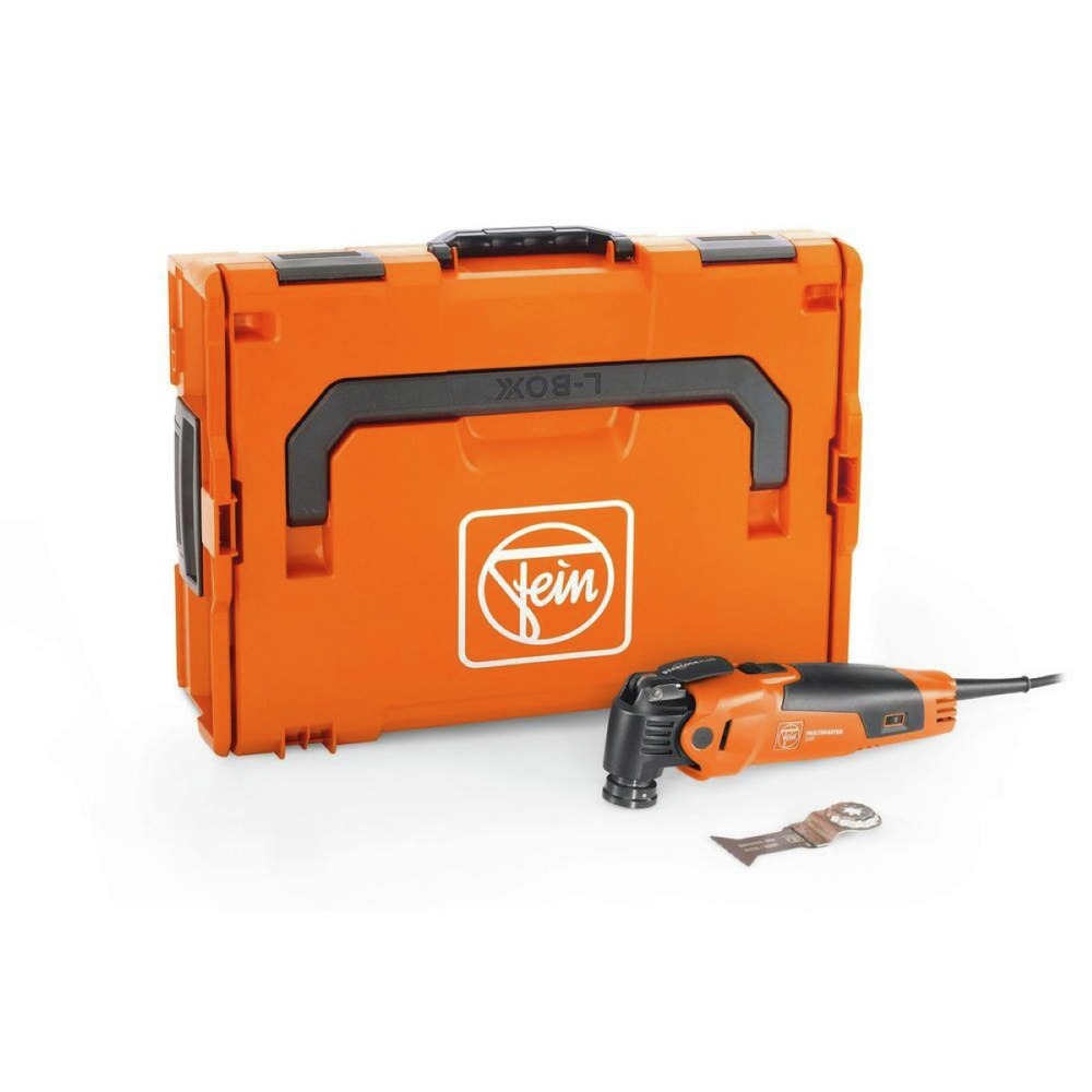 Fein MultiMaster MM 500 Plus Corded Oscillating Multitool with L-Boxx and E-Cut Saw Blade