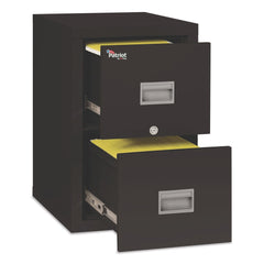 FireKing Patriot by FireKing 17.75 in. x 25 in. x 27.75 in. Insulated Fire File with 2 Legal/Letter Drawers - Black