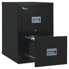 FireKing Patriot by FireKing 17.75 in. x 25 in. x 27.75 in. Insulated Fire File with 2 Legal/Letter Drawers - Black