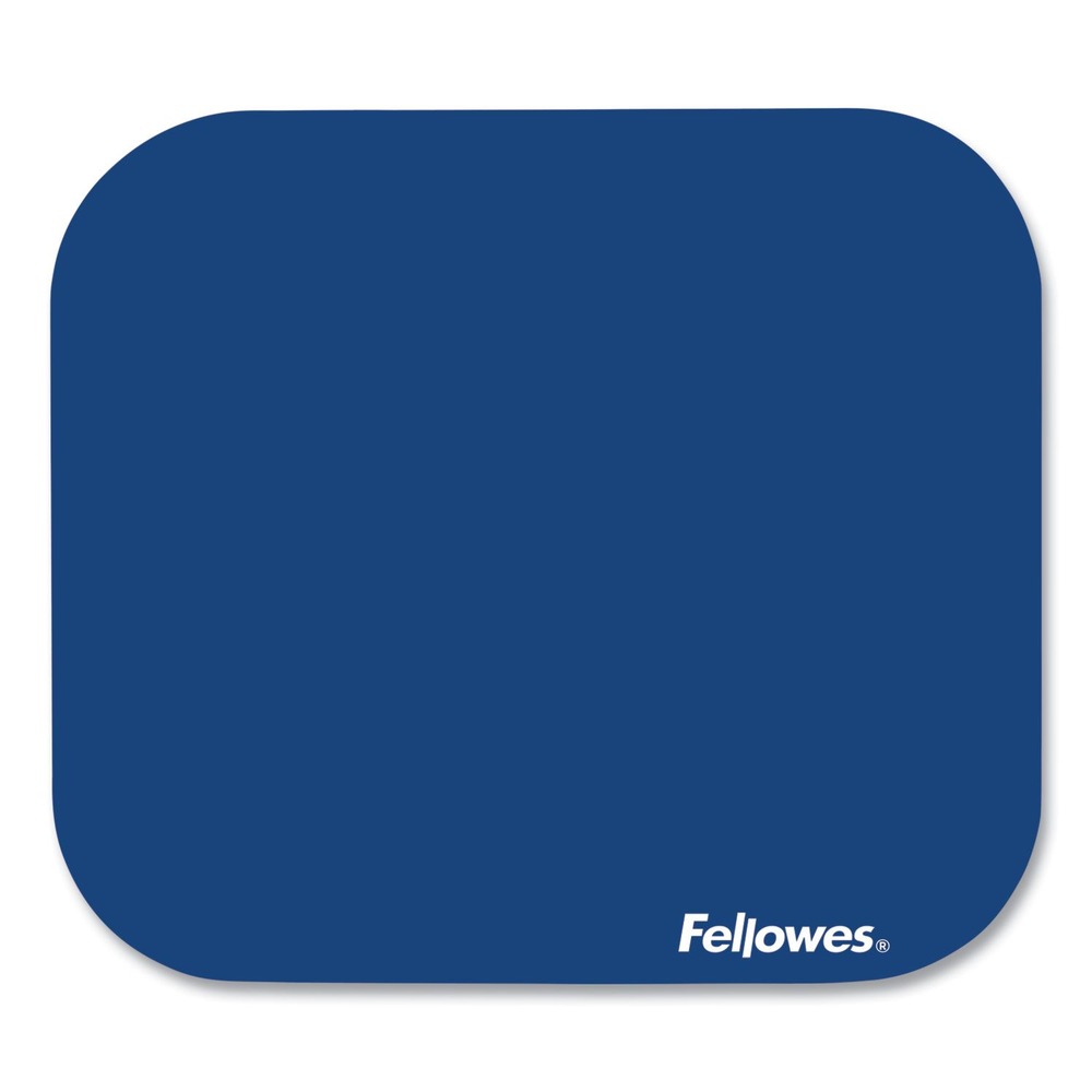 Fellowes Mfg Co. 9 in. x 8 in. Polyester Mouse Pad - Blue