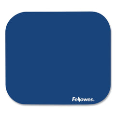Fellowes Mfg Co. 9 in. x 8 in. Polyester Mouse Pad - Blue