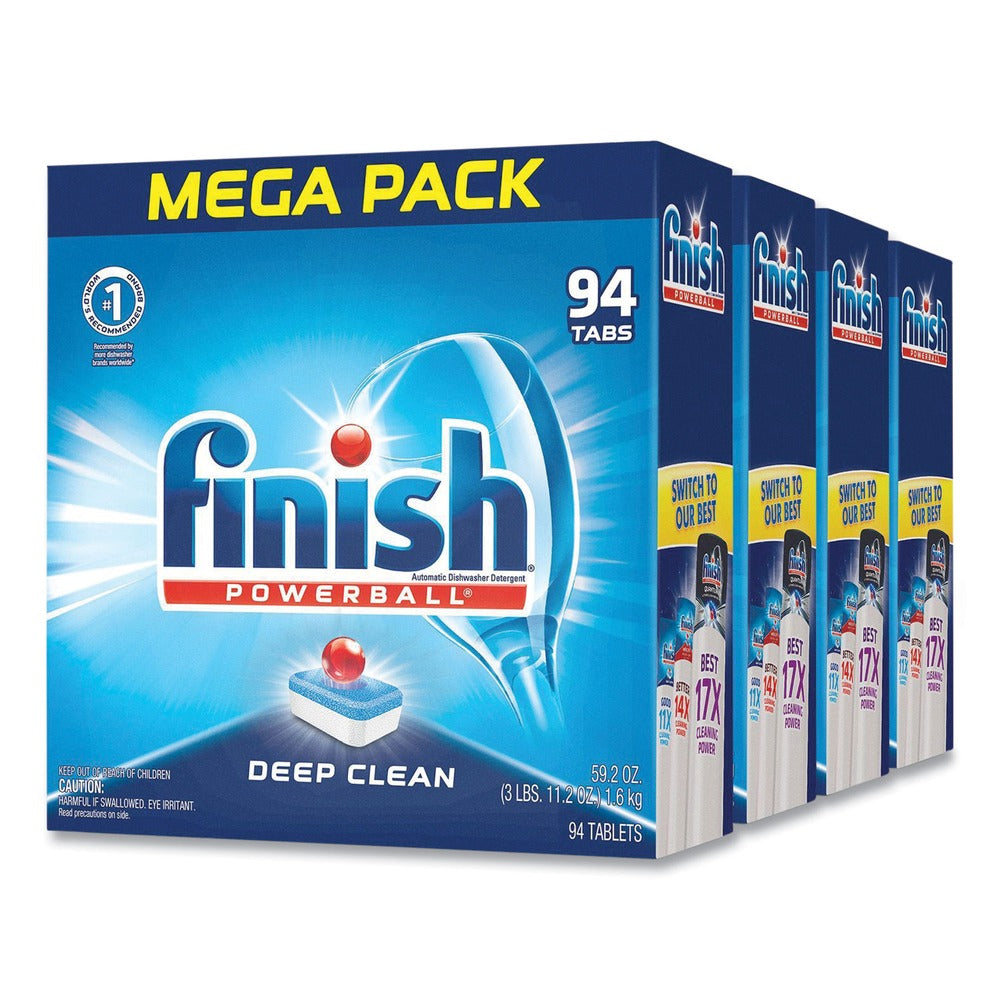 FINISH Powerball Dishwasher Tabs - Fresh Scent (94/Box)
