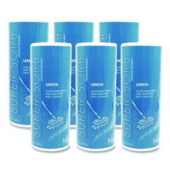 Fresh Products Super-Sorb 12 oz. Shaker Can 720 oz. Liquid Spill Absorbent - Lemon Scent (6/Box)