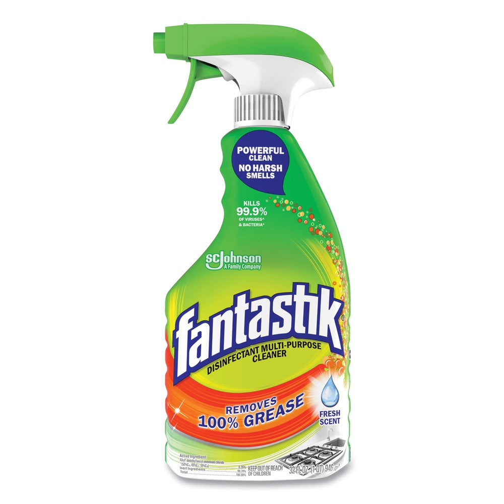 Fantastik 32 oz. Spray Bottle Disinfectant Multi-Purpose Cleaner - Fresh Scent
