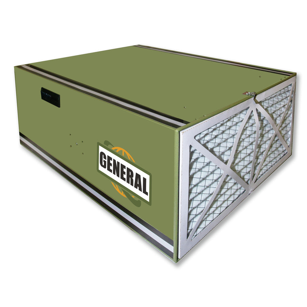 General International 1189, 756 and 580 CFM Commercial Air Filtration System with SMART Laser Auto Control System