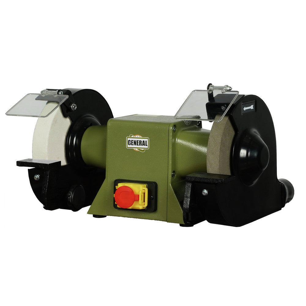 General International 1/2 HP 1400 - 1750 RPM 6 in. Industrial Bench Grinder
