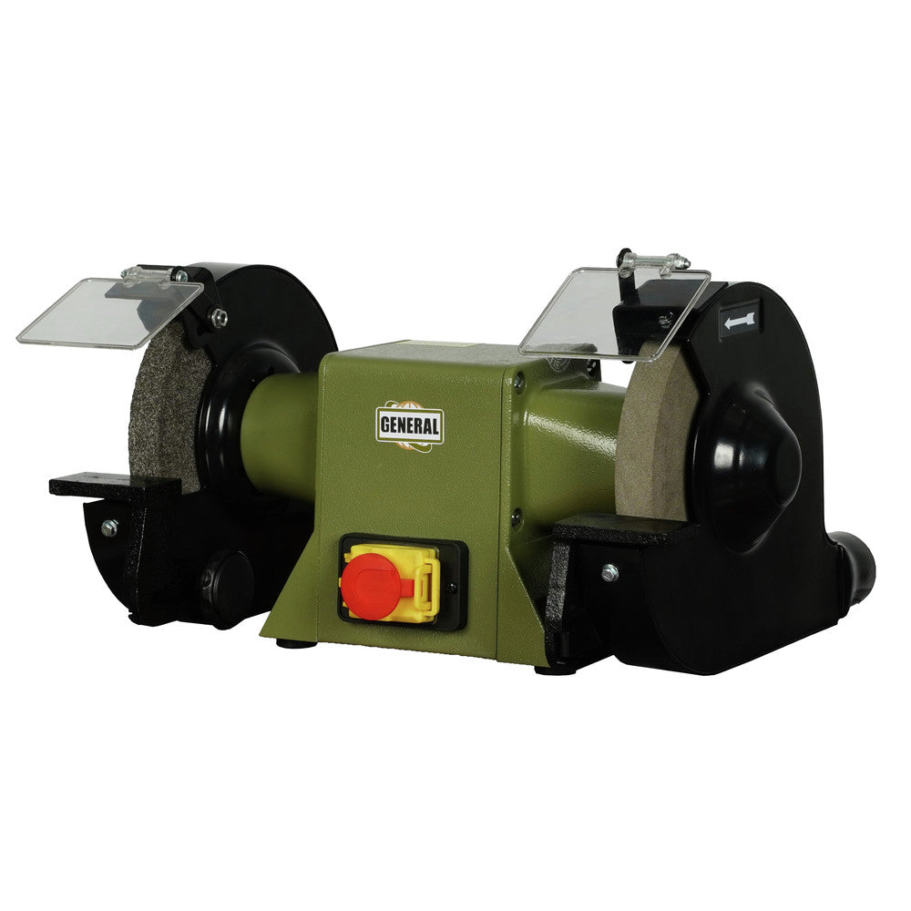 General International 3/4 HP 2800 - 3400 RPM 8 in. Industrial Bench Grinder