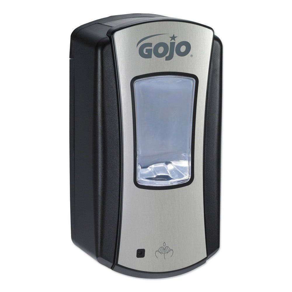 GOJO Industries Ltx-12 Touch-Free Dispenser, 1200ml, 5 1/4 X 3 1/3 X 10 1/2,brushed Chrome/black