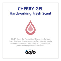 GOJO Industries 1 gal. Cherry Gel Pumice Hand Cleaner - Cherry Scent