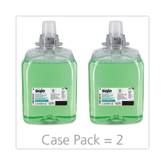 GOJO Industries 2000 mL Green Certified Foam Hair and Body Wash - Cucumber Melon Scent (2/Carton)