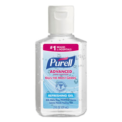 PURELL 2 oz. Flip-Cap Bottle Advanced Refreshing Gel Hand Sanitizer - Clean Scent (24/Carton)