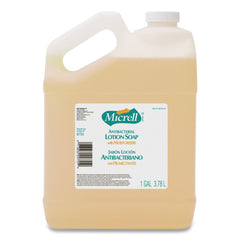 MICRELL Antibacterial Lotion Soap, Light Scent, 1gal Bottle, 4/carton