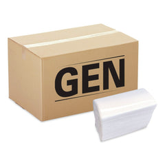 GEN 14.50 in. x 16.50 in. 2-Ply Dinner Napkins - White (3000/Carton)