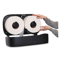 GEN 11.6 in. x 4.84 in. x 19.95 in. Twin JBT Tissue Dispenser - Black
