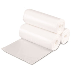 Boardwalk Z4831LN GR1 16 Gallon 7 mic 24 in. x 31 in. Perforated Roll High Density Can Liners - Natural (50 Bags/Roll, 20 Rolls/Carton)