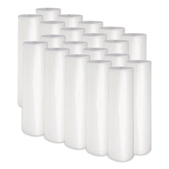 Boardwalk Z4831LN GR1 16 Gallon 7 mic 24 in. x 31 in. Perforated Roll High Density Can Liners - Natural (50 Bags/Roll, 20 Rolls/Carton)