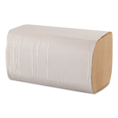 GEN GENSF5001K 1-Ply 9 in. x 9.25 in. Single-Fold Paper Towels - Kraft (334/Pack, 12 Packs/Carton)