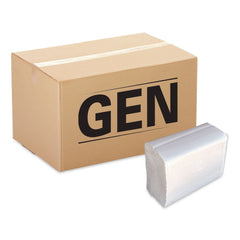 GEN 1-Ply 7 in. x 13-1/4 in. Tall-Fold Napkins - White (10000/Carton)